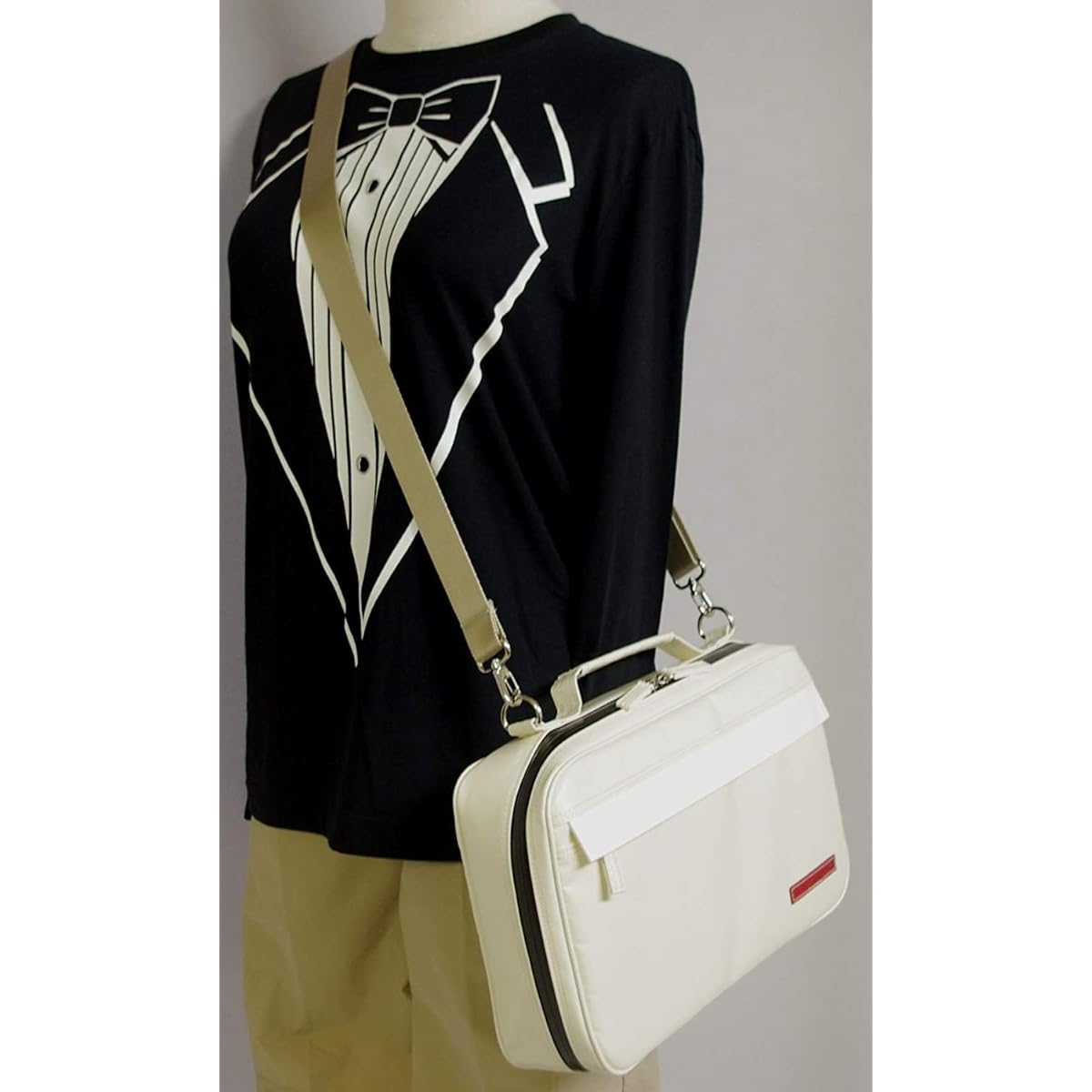 NAHOK Oboe Case Guard "The Mission/wf" Ivory [German waterproof fabric x special temperature adjustment function & shock absorbing material + waterproof zipper] Fabric from Germany, Made in Japan.