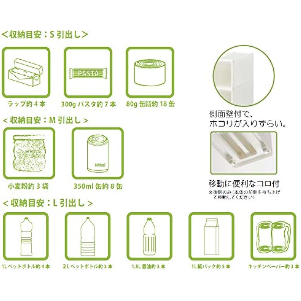 JEJ Storage Case White Clear 6 Tiers (Set of 2) Lycee Slim Stocker (S6) 1020526*2 Set of 2