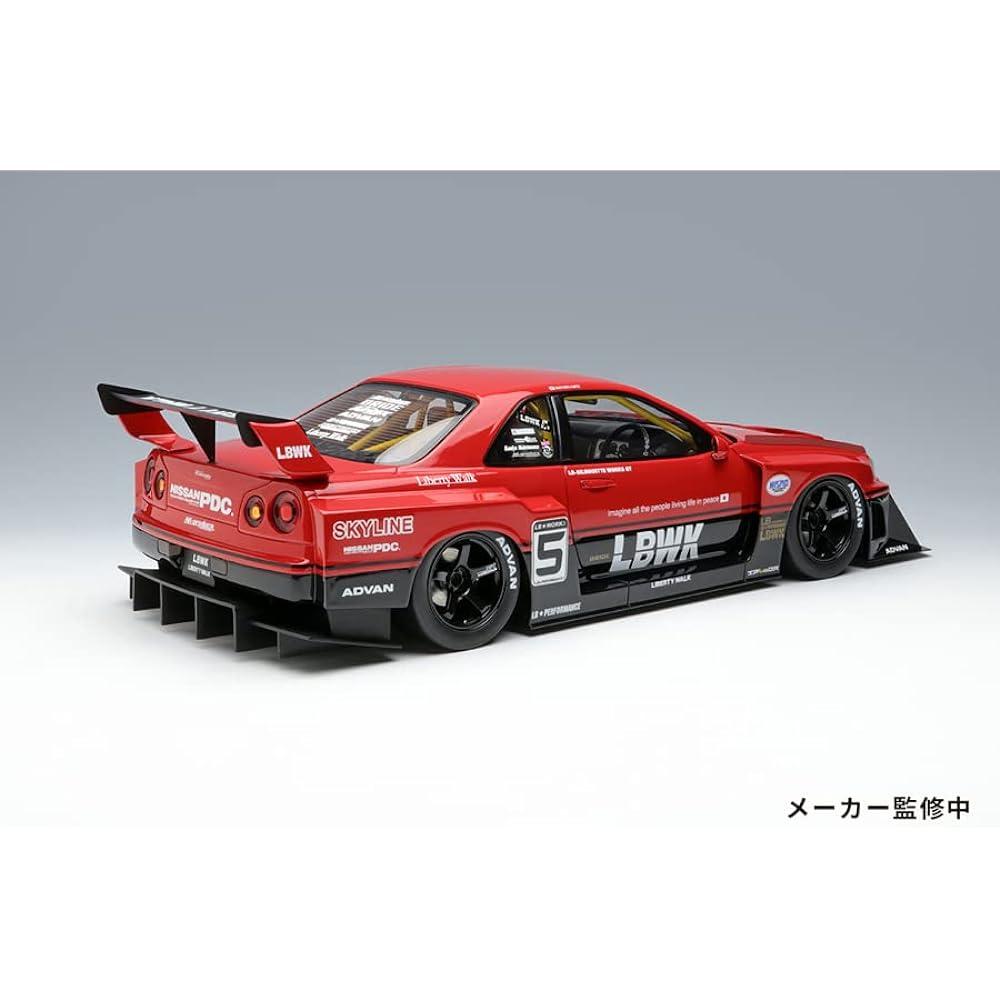 EIDOLON 1/18 LB-ER34 Super Silhouette Skyline Tokyo Auto Salon 2020 Completed Product EML047