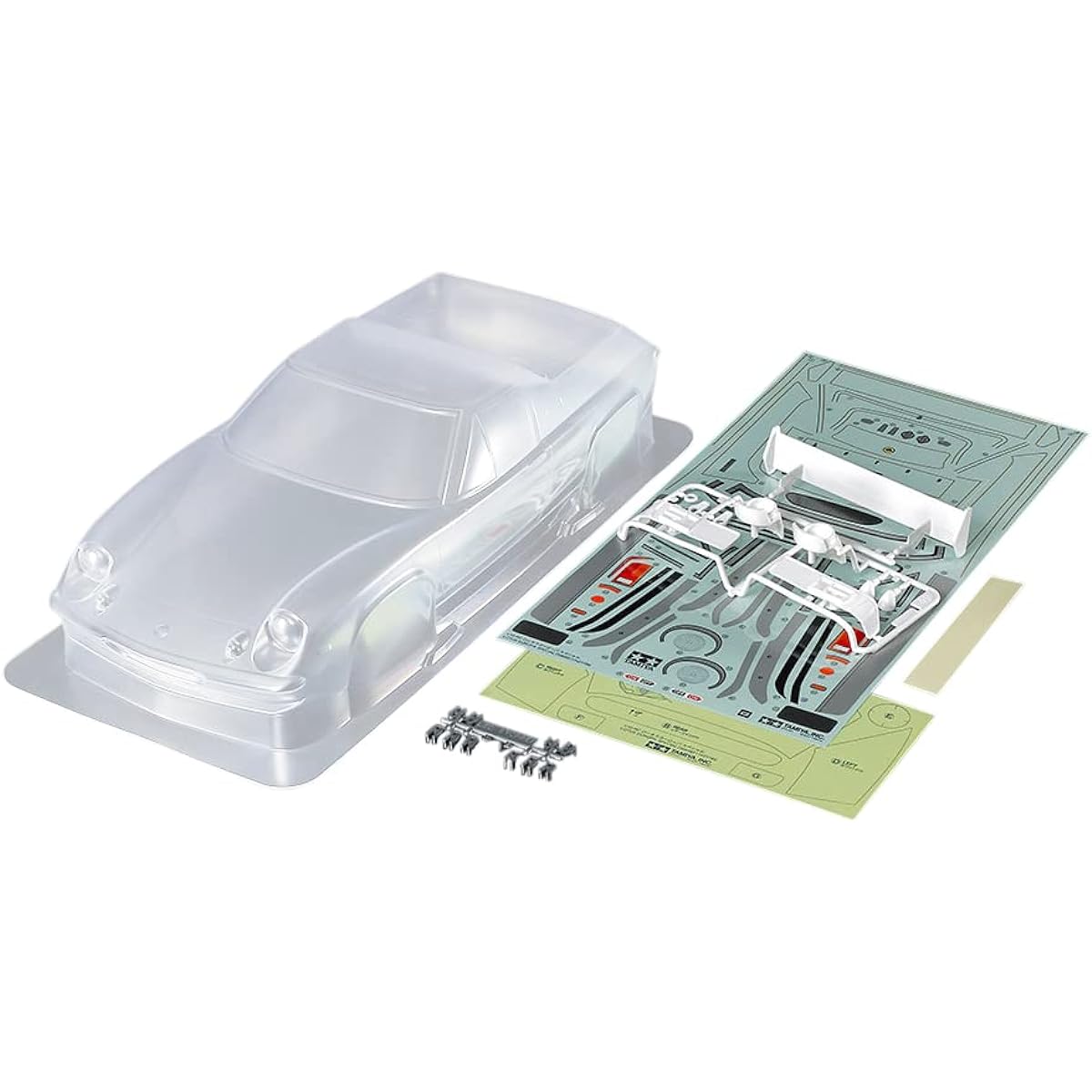Tamiya RC Spare Parts No.1672 SP.1672 1/10RC Lotus Europa Special Unpainted Clear Spare Body Set 51672