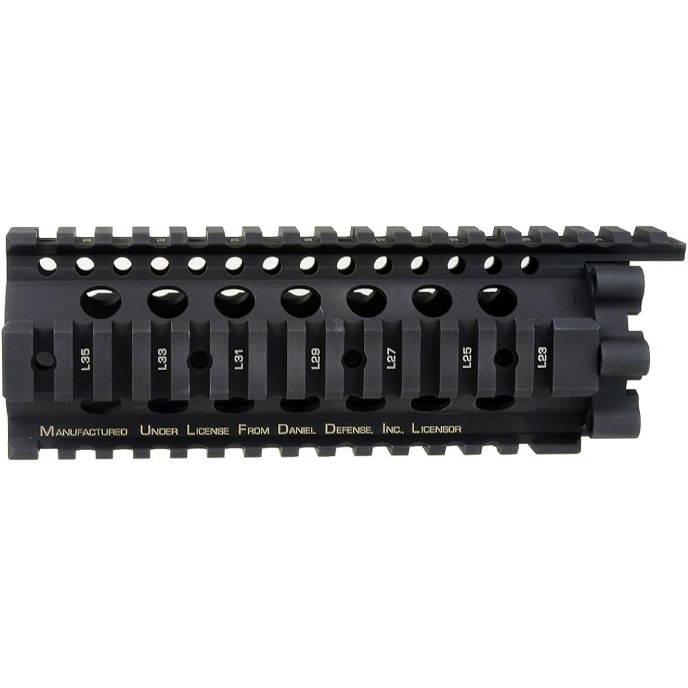 Mad Bull Airsoft Daniel Defense Official AR15 7.62 Lite RAS 7" Black D01-023