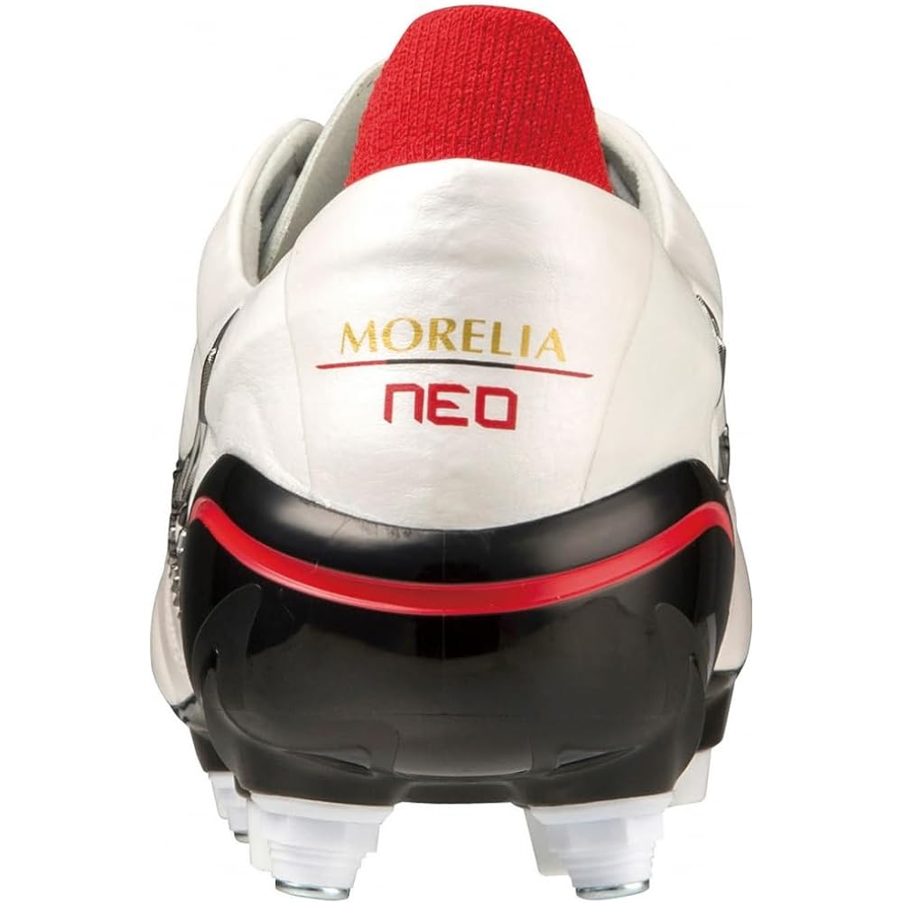 [Mizuno] MORELIA NEO IV JAPAN MIX MORELIA NEO 4 JAPAN MIX P1GC233009 White x Black x Chinese Red Soccer Spikes