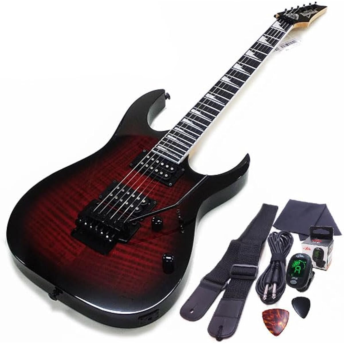 Ibanez GRG320FA TRB Electric Guitar for Beginners 7-Piece Light Basic Set