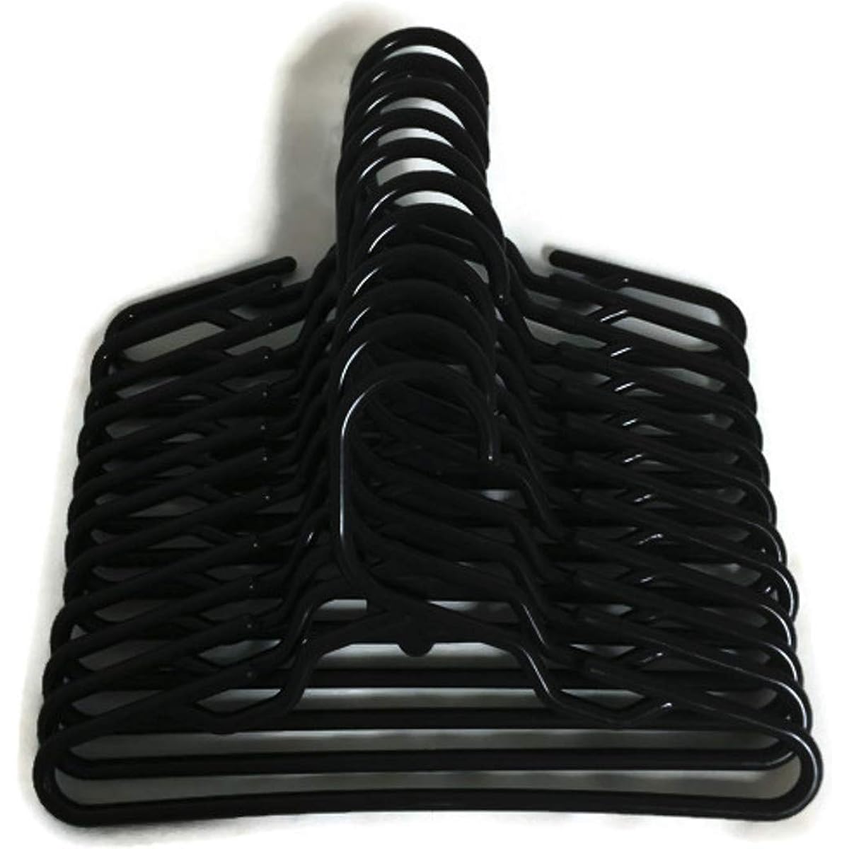 Doll Hangers Set of 12 Black Plastic Hangers for 18 Inch American Girl Doll Clothes Doll Accessories