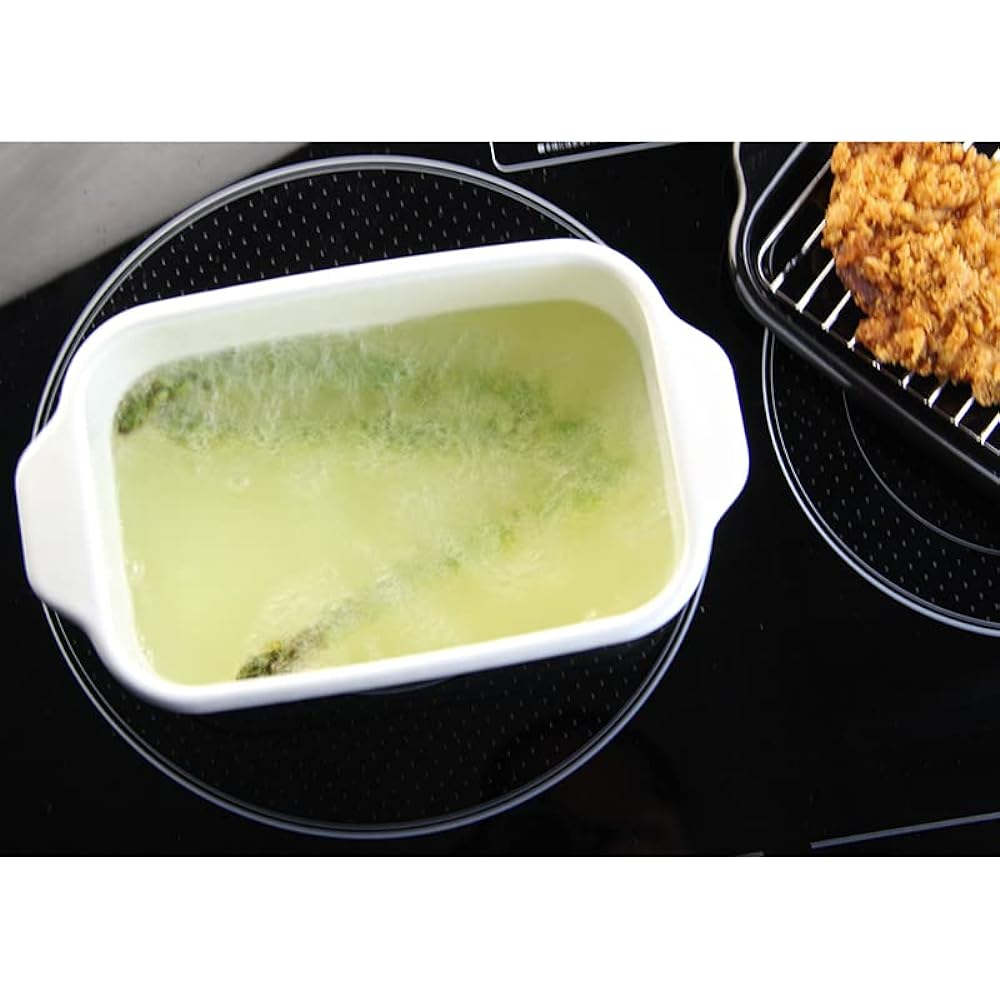 GoodPlus+ Emile Miffy Enamel (Square deep fryer 1.8L) [Acid and alkali resistant, no odor transfer] [Compatible with all IH heat sources] [Dick Bruna]