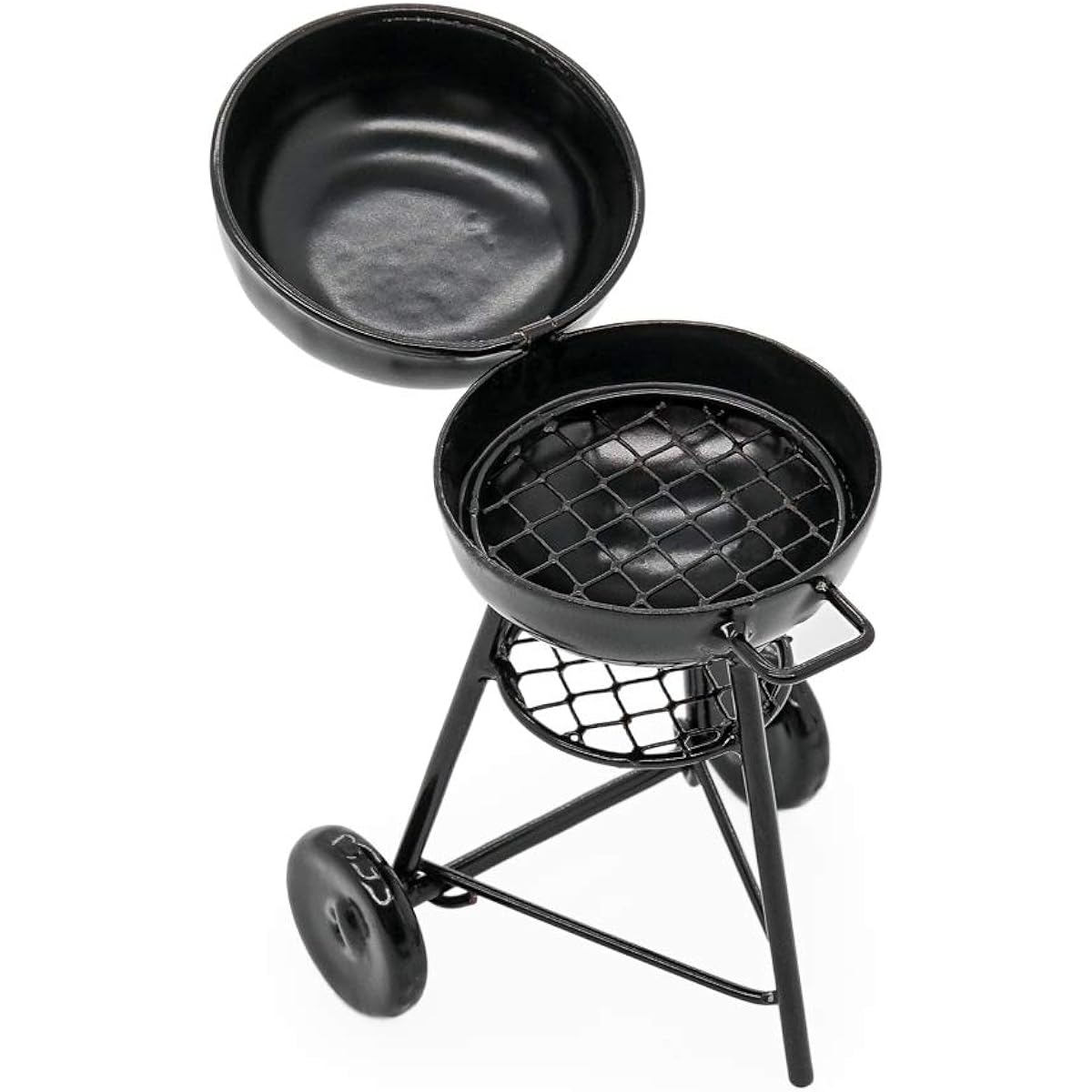 Odoria 1:12 Miniature Iron BBQ Grill Kitchenware For Garden Outdoor Dollhouse Kitchen Accessories