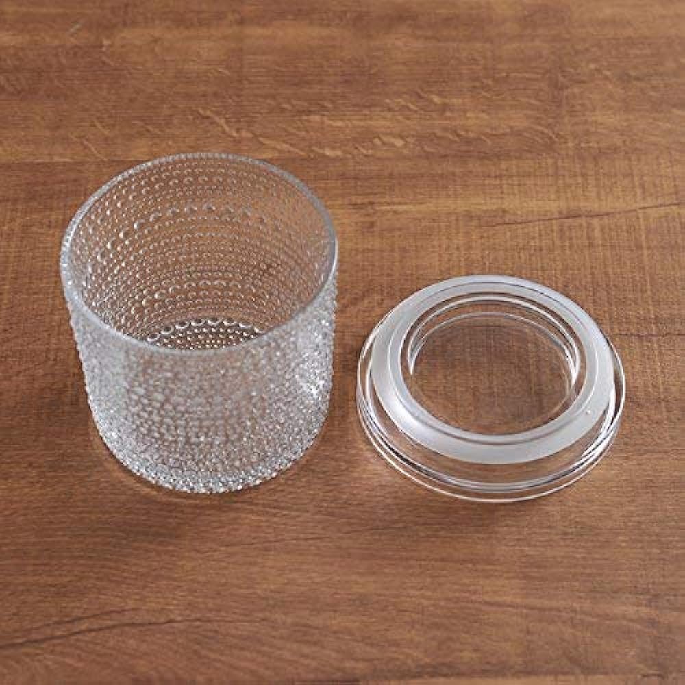 [Regular Imported Product] Iittala Kastehelmi Jar Storage Container 116 x 114mm Clear 1015372
