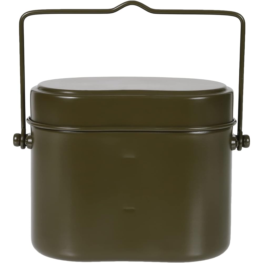 Ooi Metal Military Style Rice Cooker 4 Cups Olive Green [Outdoor Emergency Use Made in Japan]