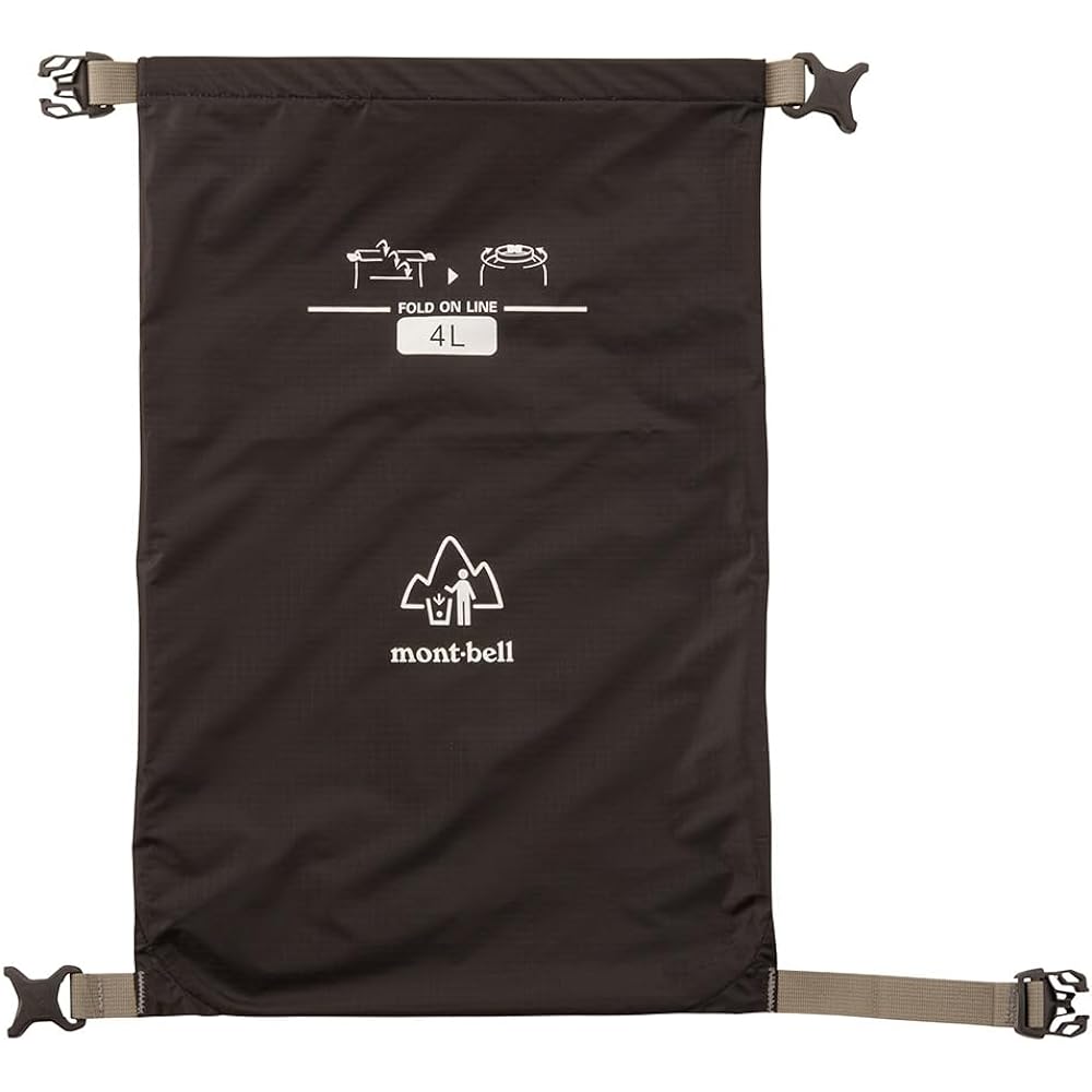 mont-bell O.D. Garbage Bag 4L Dark Gray 1150110
