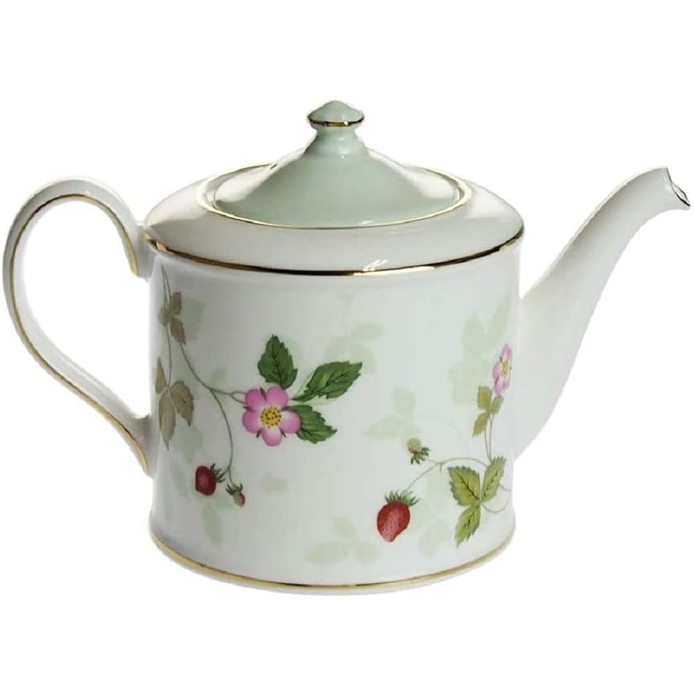 [Regular Imported Product] Wedgwood Wild Strawberry Pastel Small Teapot 300ml Wedding Gift Present 50105506880