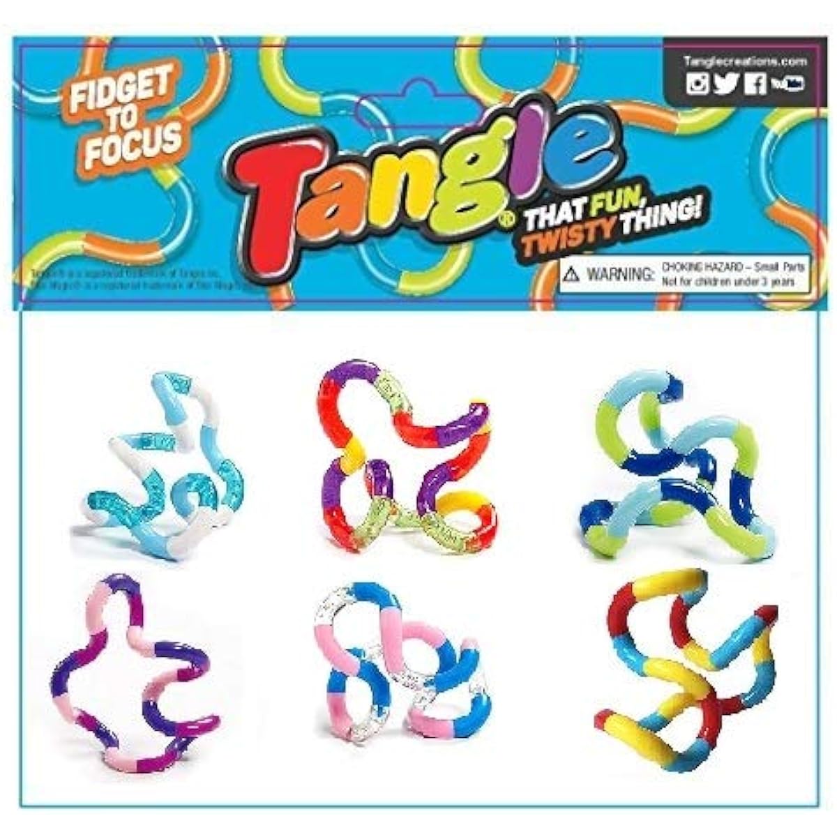 Tangle Jr. Original Classics Bulk Bundle Assortment - 6 Pack