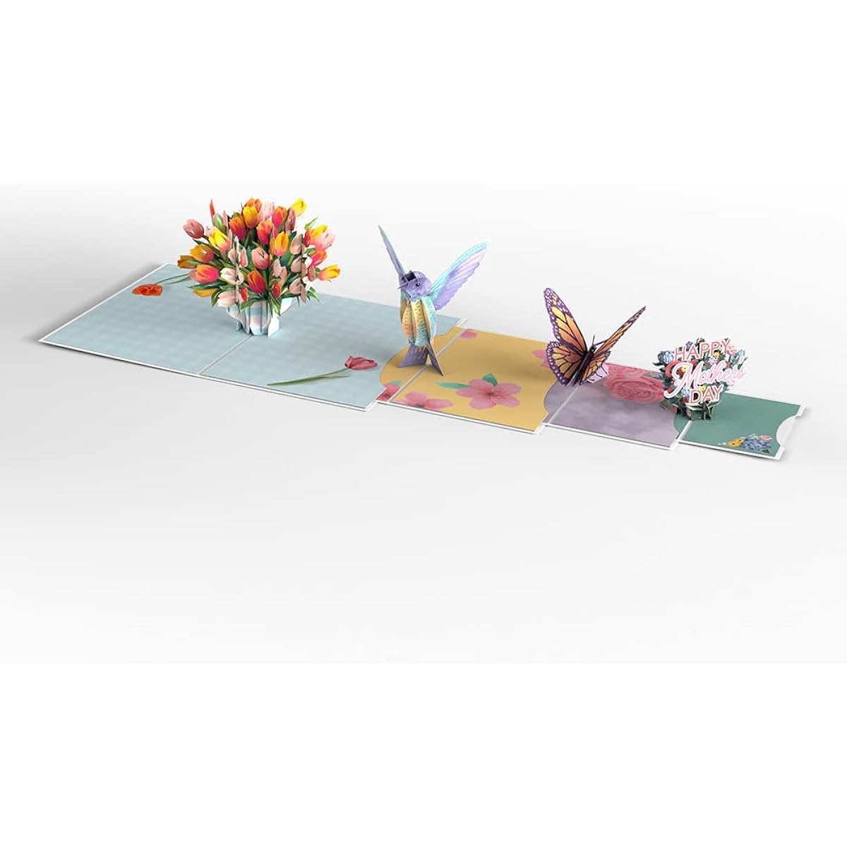 Lovepop Mother's Day Garden Nesting Cards, 4 Pop Up Cards, Mother's Day Gifts from Daughter, 3D Mother's Day Cards, Mother's Day Cards for Mom