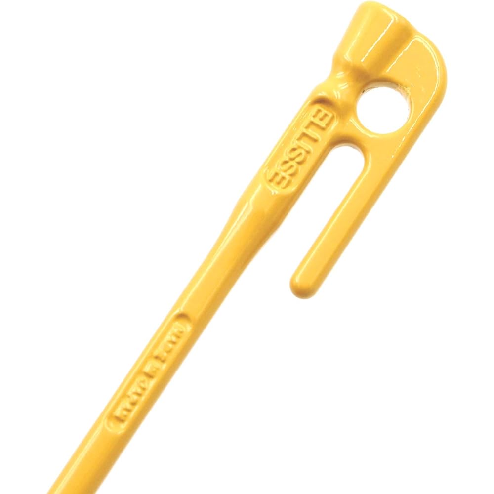 ELLISSE Forged Peg Elisse Stake 18cm Set of 8 Powder Baked Paint MADE IN JAPAN (Beige)