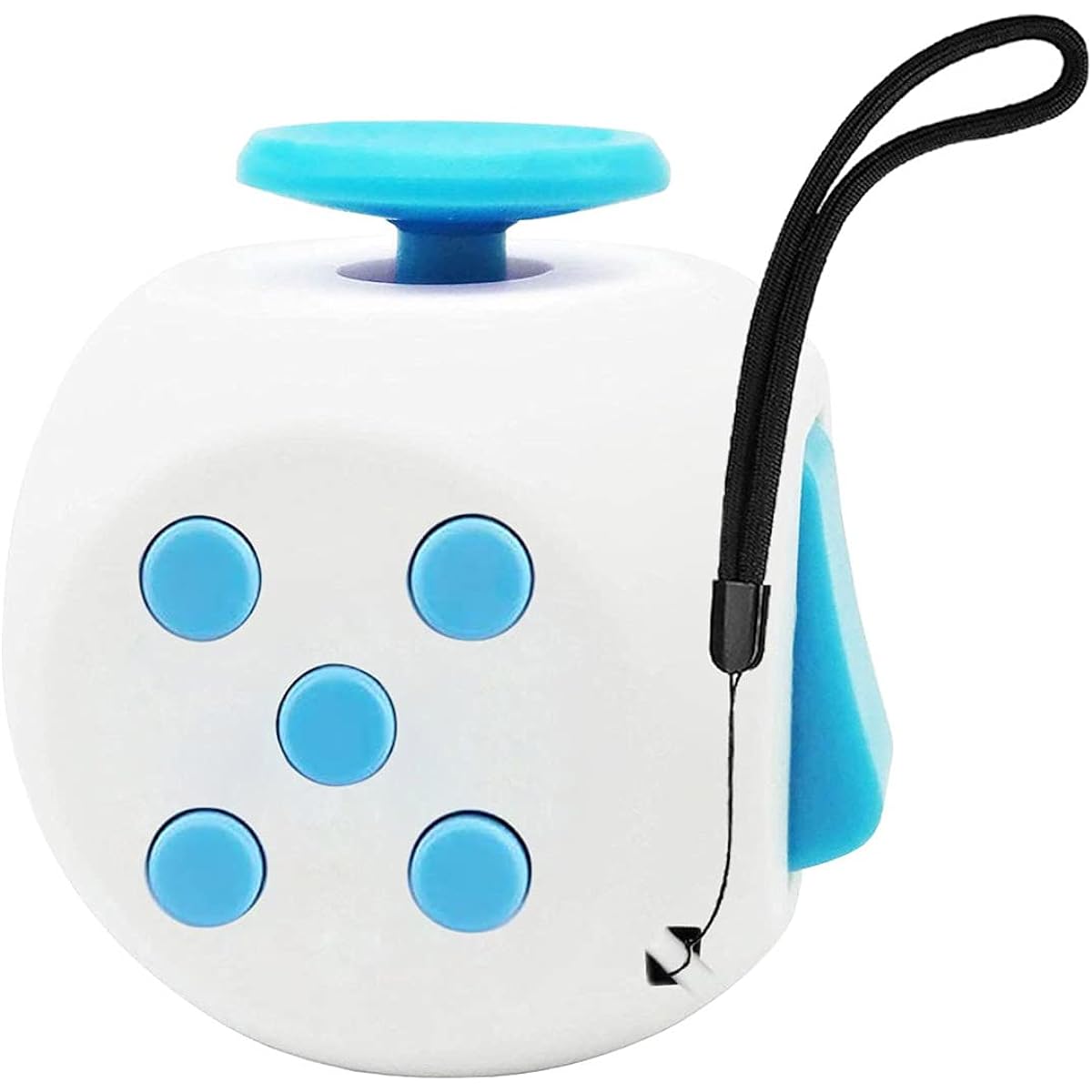 Honmofun Fidget Cube for Teens Fidget Cube ADHD Fidget Cube Fidget Twisty Cube (Blue)