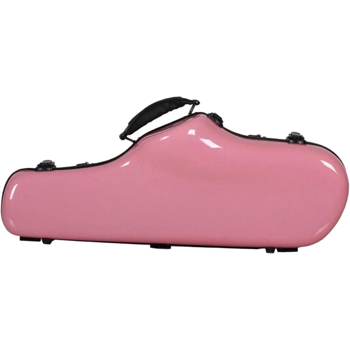 TISHITA Alto Saxophone Case Durable Carrying Bag with Detachable Strap for Saxophone Instrument, Pink