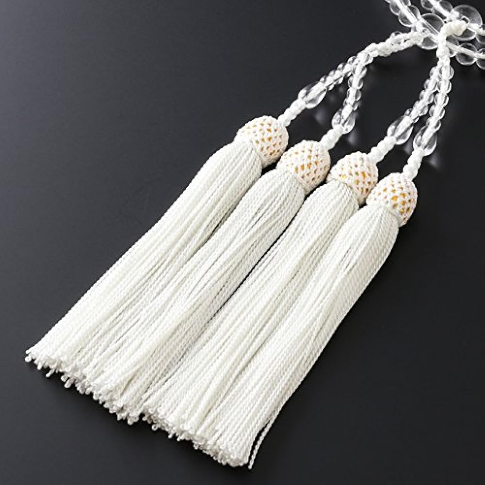 Kyoto Buddhist Altar Hayashi Prayer Beads for Eight Sects (For Eight Sects) Genuine Crystal (For Women) Official Ceremony [Bead Bag Set] SW-077 Kyoto Prayer Beads