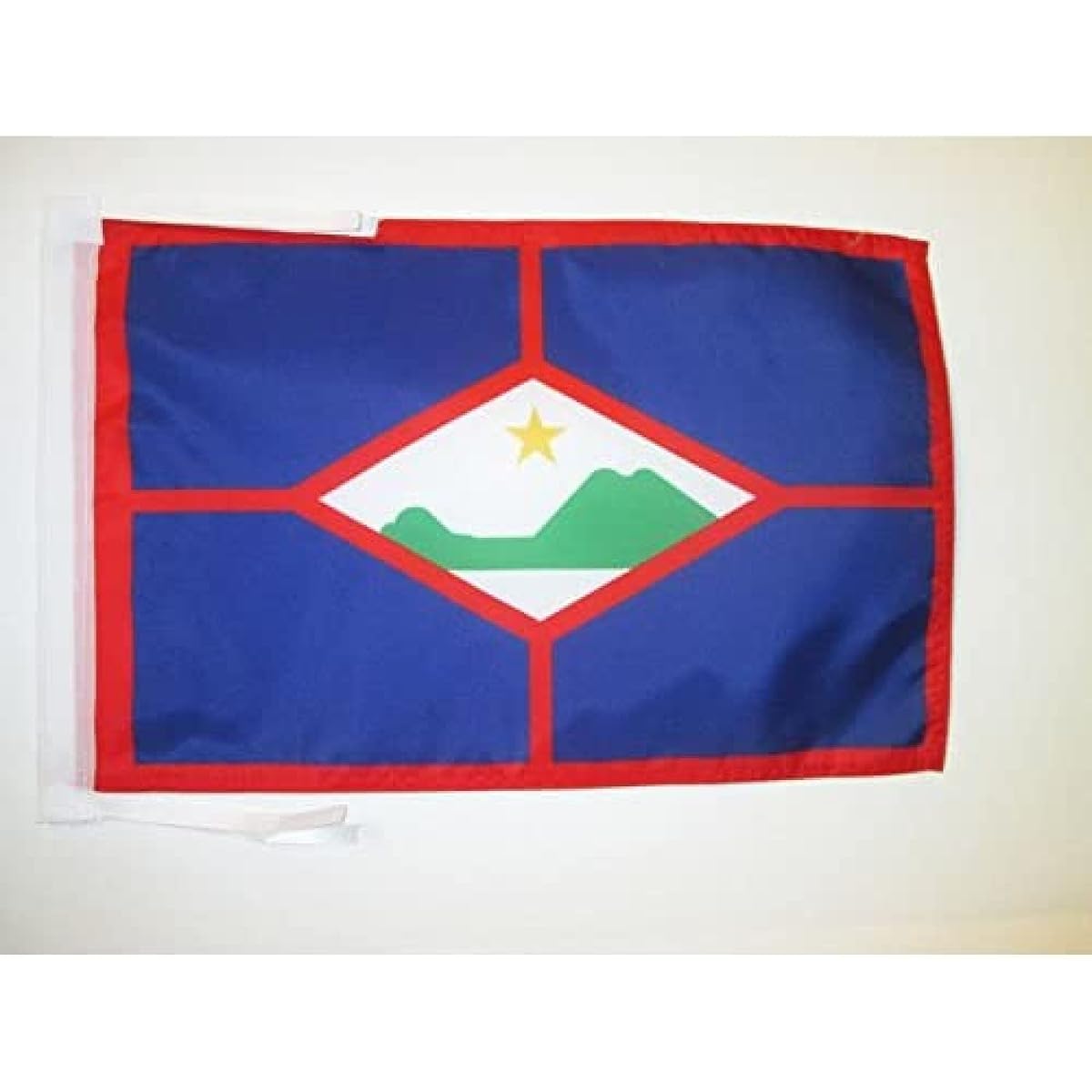 AZ Flag Sint Eustatius Flag 18" x 12" Cord - Statia Small Flag 30 x 45cm - Banner 18x12"
