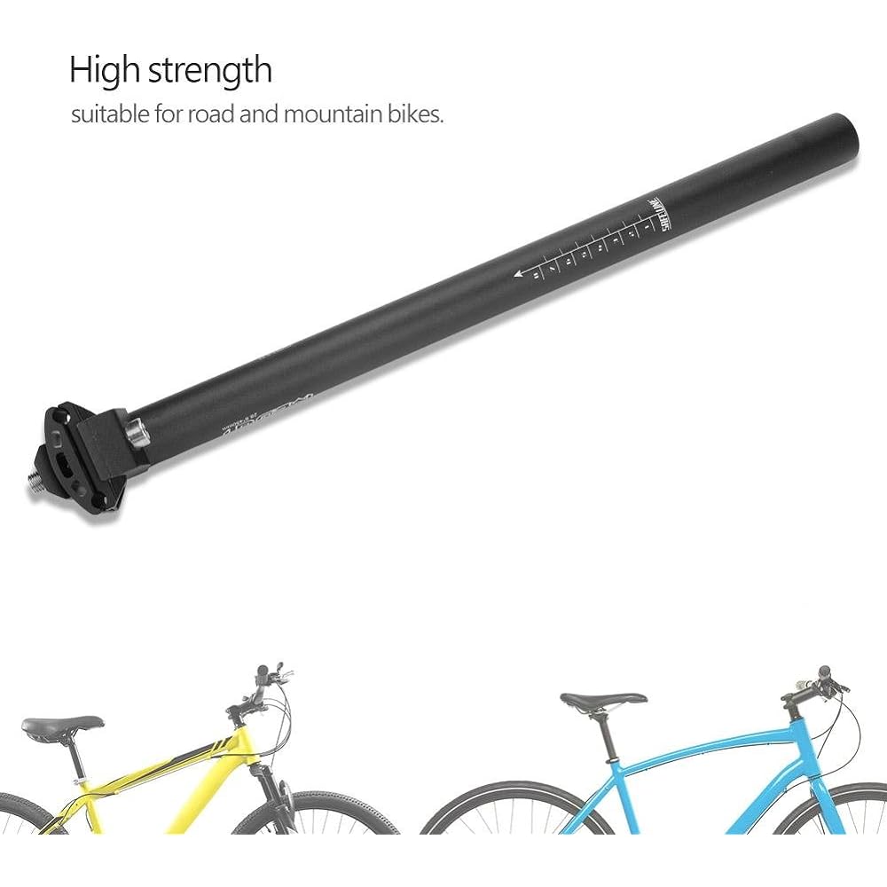 MEIJUN 1Pc Bicycle Seatpost Aluminum Alloy Bicycle Seatpost Bicycle Mountain Bike Road Bike MTB MTN BMX 4 Sizes (28.6*450mm)