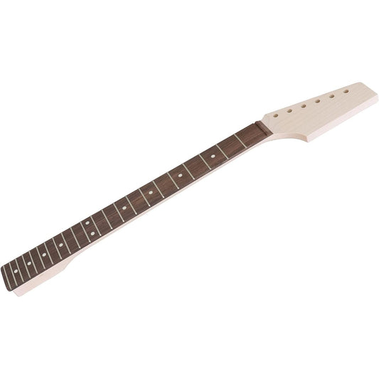 SCUD Electric Guitar Neck Half Paddle (Head Unprocessed) TL Type Rosewood Fingerboard 305R (12R) Jumbo Frets 22 Frets HNK-22/22T