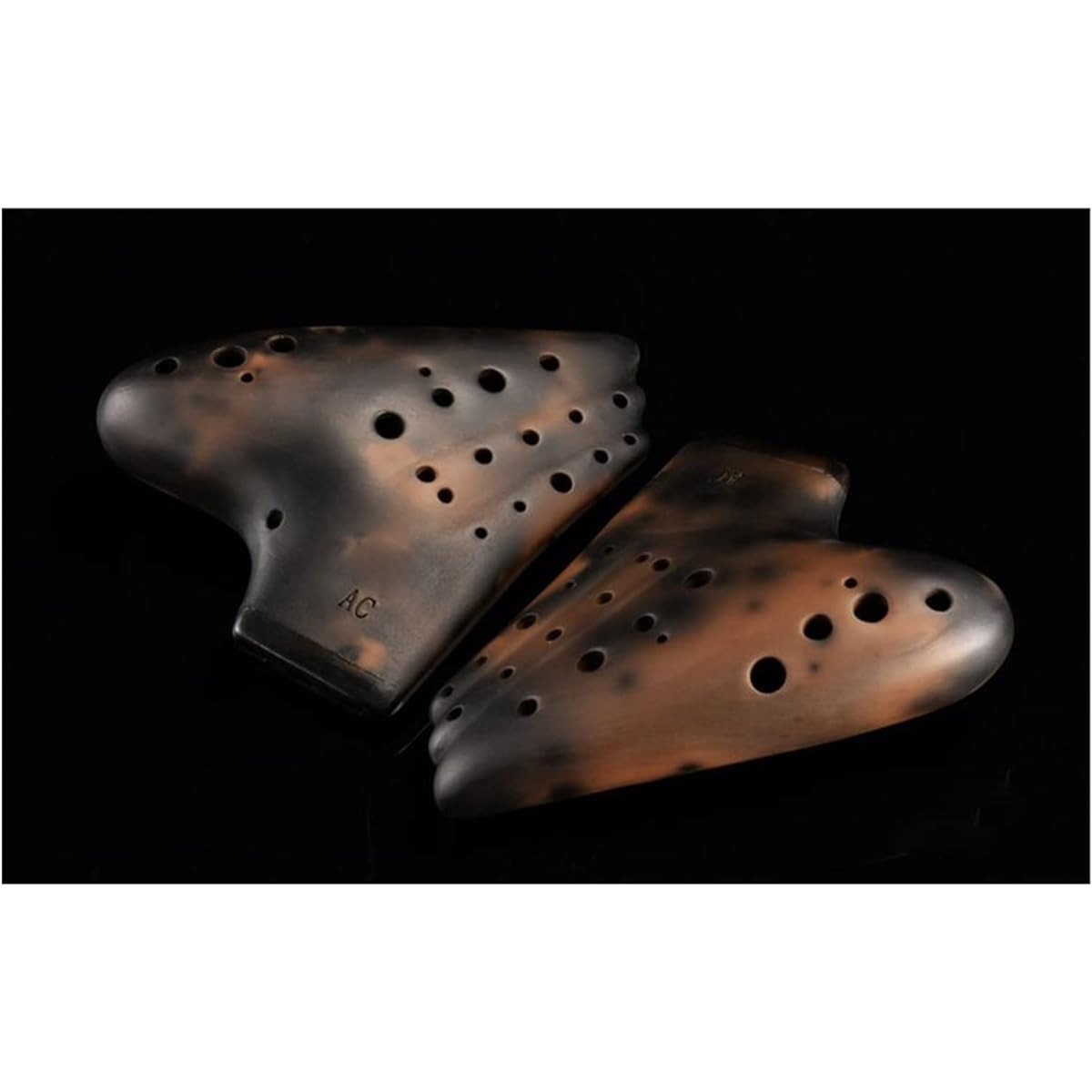 Charcoal Smoke Burn 3 Pipe Ocarina Multi-Chamber Flute AC 3 Pipe Musical Instrument Great Sound Ocarina Musical Instrument