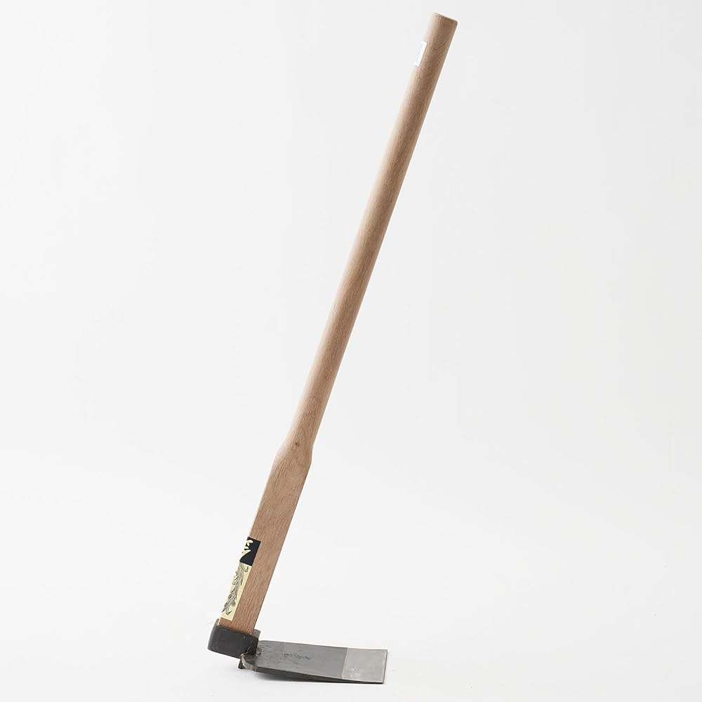 Ichihime Karaoke, Black Uchi, 350 Momme, Thick Blade, Durable, Soil Raising, Soil Crushing, Hard Soil, Root Cutting, Wasteland, Forests, Fields, Gardening, Home Gardening, Gardening, Agriculture