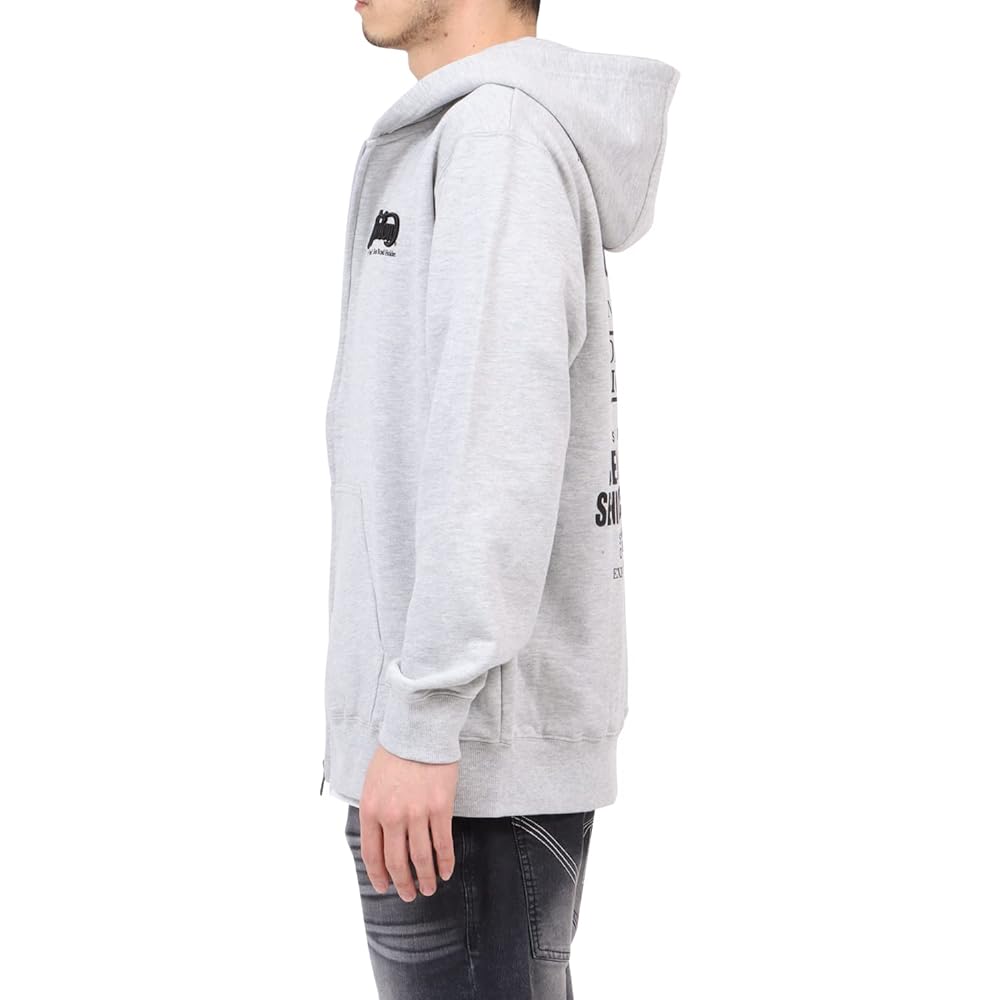 [Norton] Hoodie JAPAN processing 3D embroidery full zip hoodie 231N1314