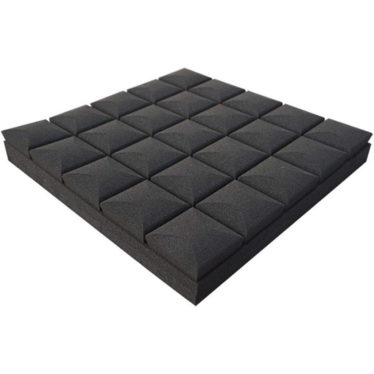 Thick Soundproofing Foam for Bedroom Living Room Sound Absorbing Cotton Cinema Decorative Acoustic Panels 10 Pieces (Purple) (Black)