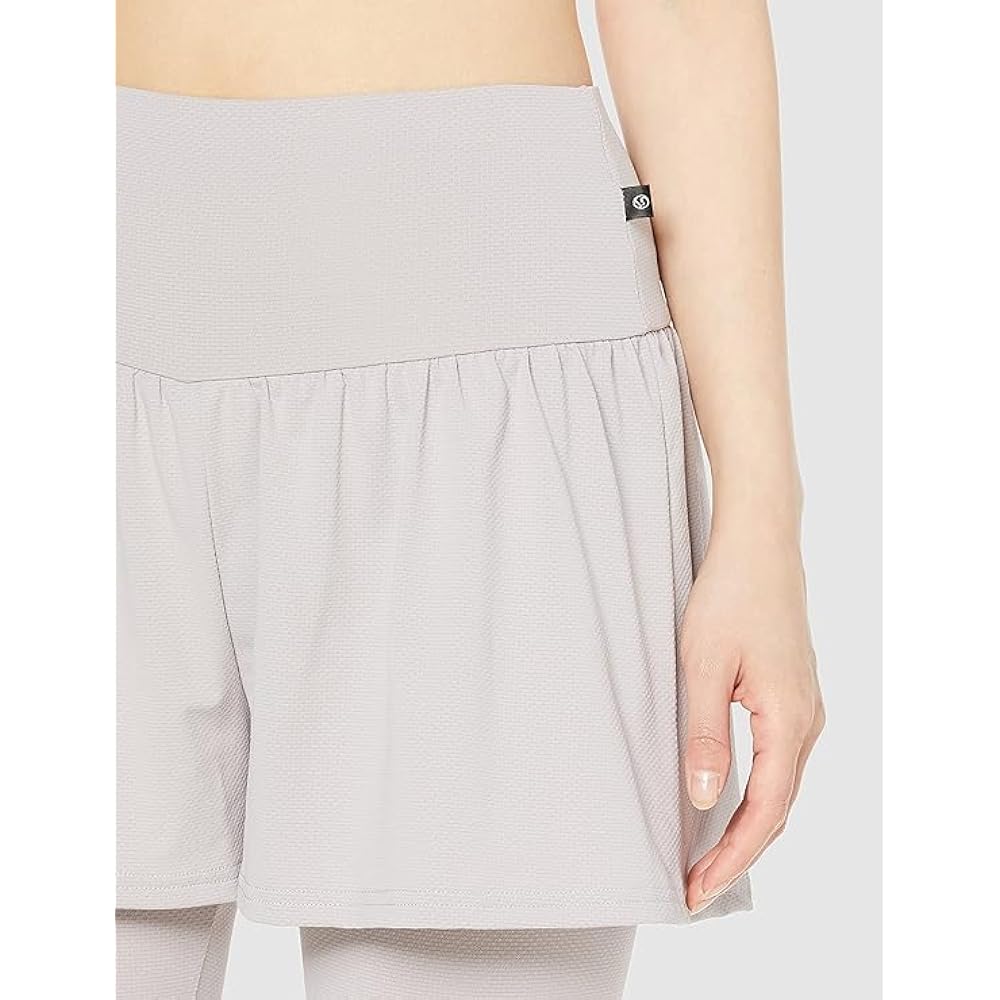 [Atsugi] Leggings [Clear Beauty Active] Yoga Mesh Style Layered Bottoms 8/4 Length 49266PS Women's