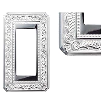 Sugatsune Industries Switch/Outlet Plate Florence Series Bright Chrome PXP-F-01361-CB