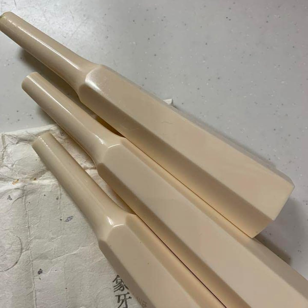 Shamisen 3-spool set, ivory look