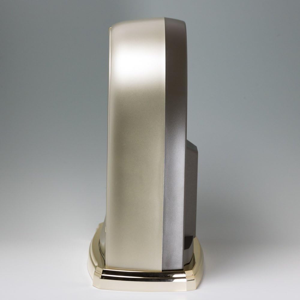 Seiko Clock Table Clock Radio Analog Rotating Ornament Light Gold Pearl BY241G SEIKO