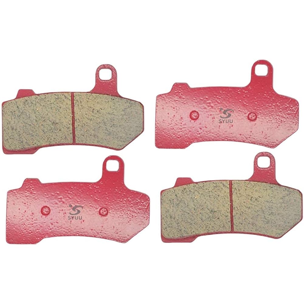 SYUU Motorcycle Replacement Front Rear Ceramic Brake Pads Brake Pads for Harley-Davidson Touring FLHXS Street Glide Special FLHTK/FLHTKL Electra Glide Ultra Limited Low 2015 2016 2017 2018 FA409FR