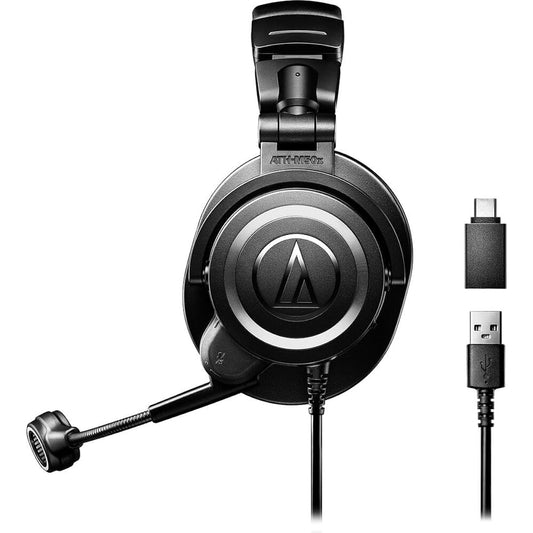Audio Technica ATH-M50xSTS-USB Stream Set Streaming Headset Black Adjustable