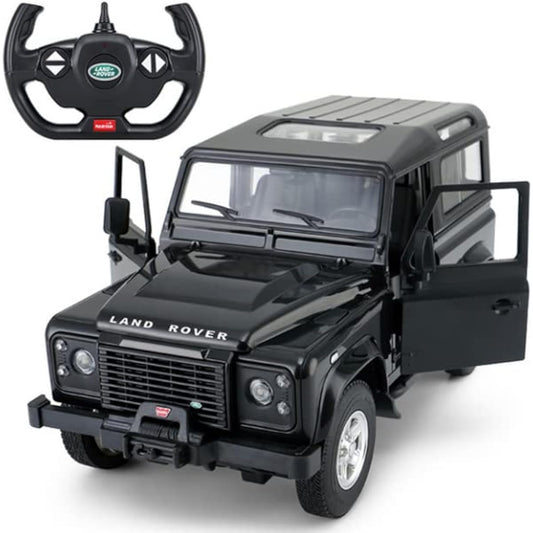 RASTAR Radio Remote Control 1/14 Scale Land Rover Denfender Licensed RC Model Car (Black)