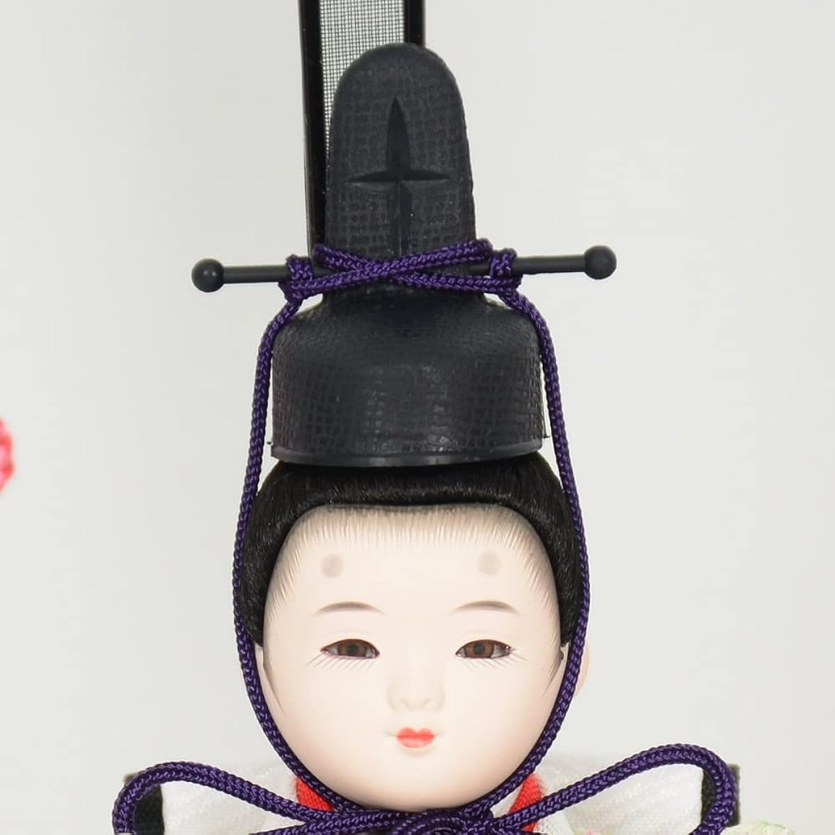 Hina Doll Yuuka Compact Acrylic Case Decoration Hanafukuju J Woodgrain Prince and Princess Decoration Flat Decoration Hina Doll [Width 33cm x Depth 25cm x Height 28cm] (J-1)