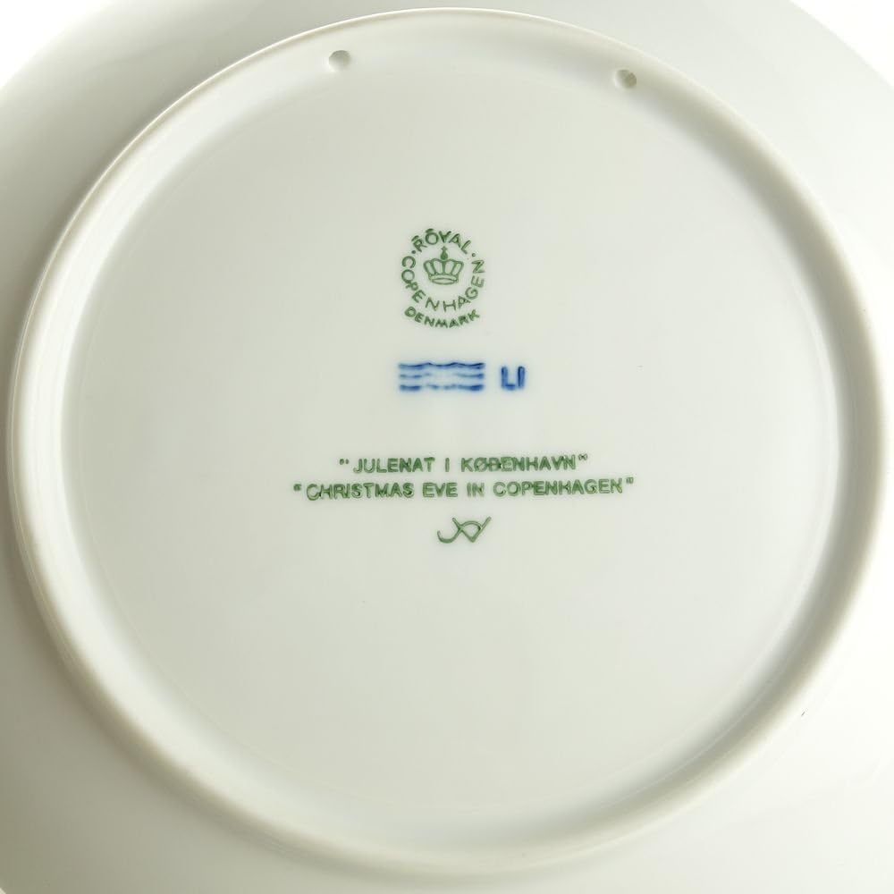 "Parallel Import Product" Year's Plate 1988 Christmas Eve in Copenhagen [Parallel Import Product]