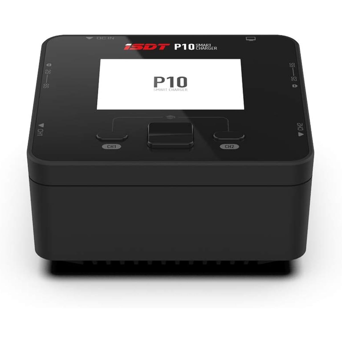 ISDT P10 Lipo Battery Balance Charger DC 250WX2 400W Dual Channel Output 1-6S Li-ion Life NiCd NiMH LiHV PB Smart Battery Charger (Power Supply Not Included)