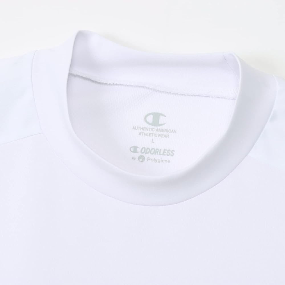 [Champion] C3-YV412 Men's T-shirt, Long Sleeve, Antibacterial and Odor Resistant, Quick Drying, Script Logo, Long Sleeve T-Shirt, Volleyball