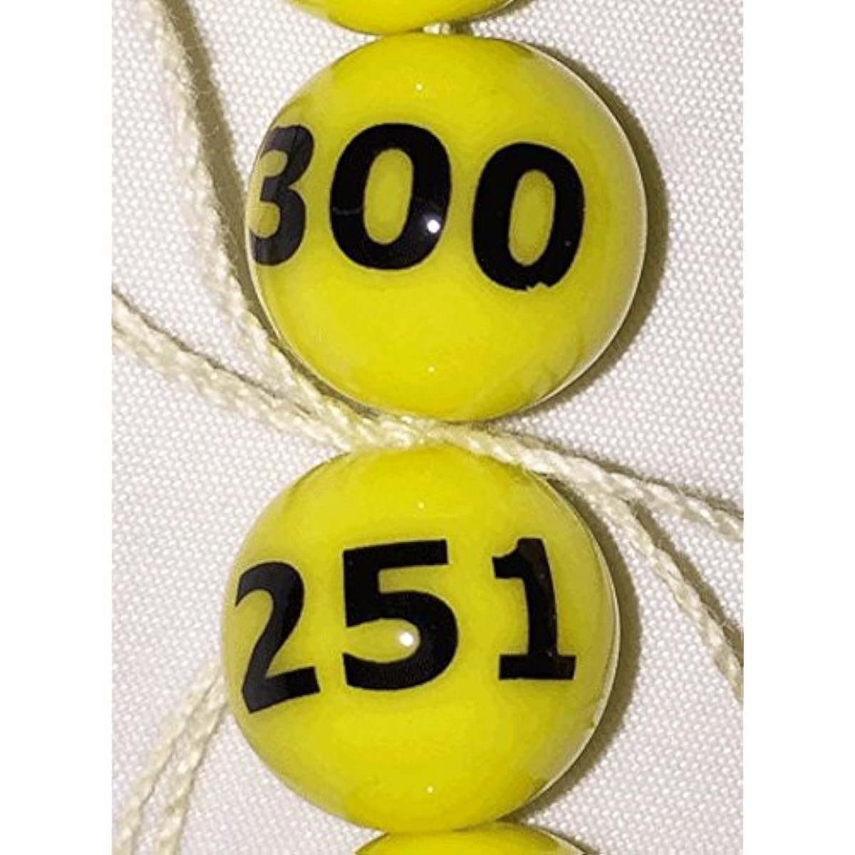Printing [Numbered lottery balls, yellow (251-300), set of 50] Garapon lottery machine, lottery balls for lottery machines, lottery balls for Garapon lottery machines, lottery balls for Garagara lottery machines, Japan VCS Co., Ltd. nationwide