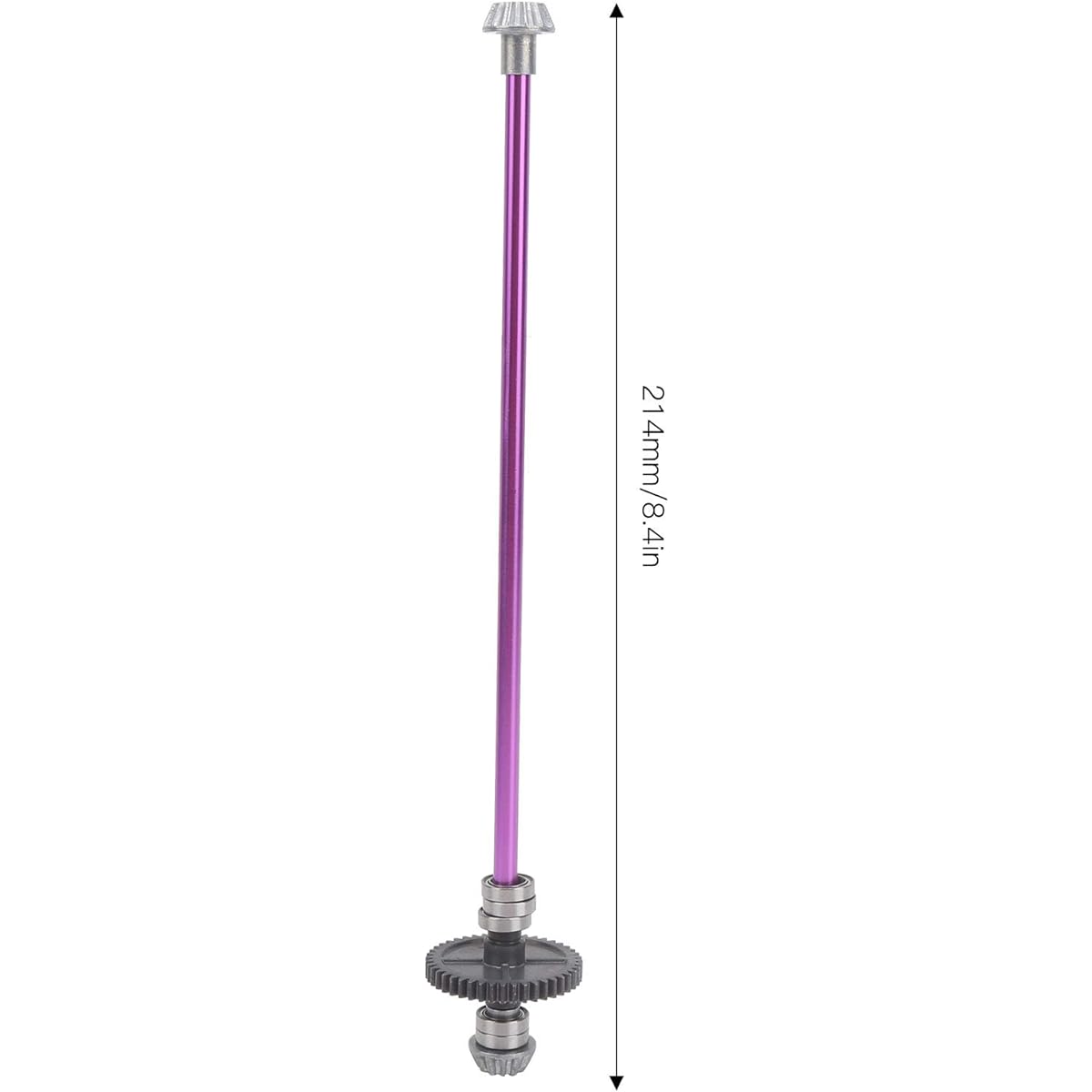 RC Gear Drive Shaft Metal 1/12 RC Drive Shaft Kit Compatible with WLtoys 124018/124019