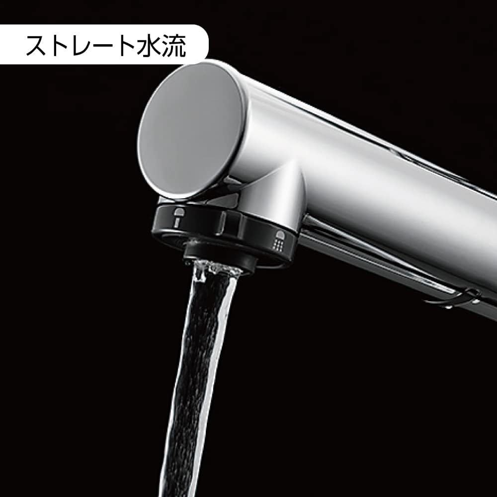 SANEI Single Spray Mixing Faucet for Washroom, Pull-Out Hose, Shower Switching, Made in Japan K37531JV-13