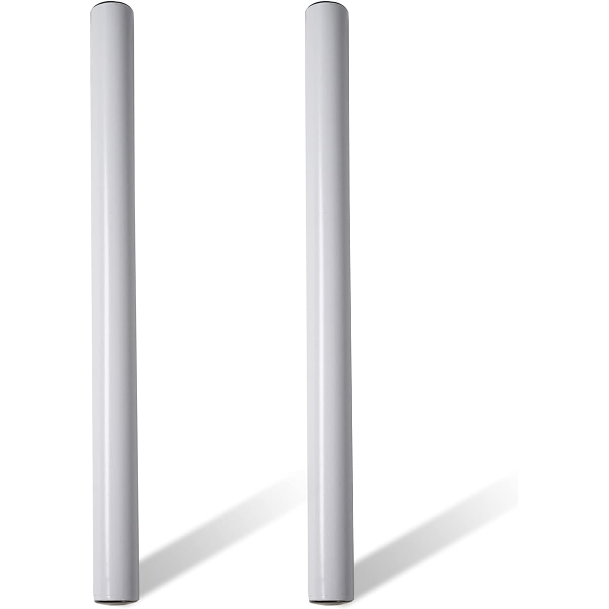 Sound Town 2-Pack 20" Subwoofer Mounting Pole, 35mm Mount, White (STSD-20W-PAIR)