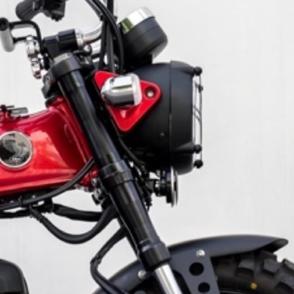 Headlight Guard for Honda Dax ST125 V3 DX026 Diablo Custom Works Headlight Cover (2 pieces Model V.3) for ST125 JB04