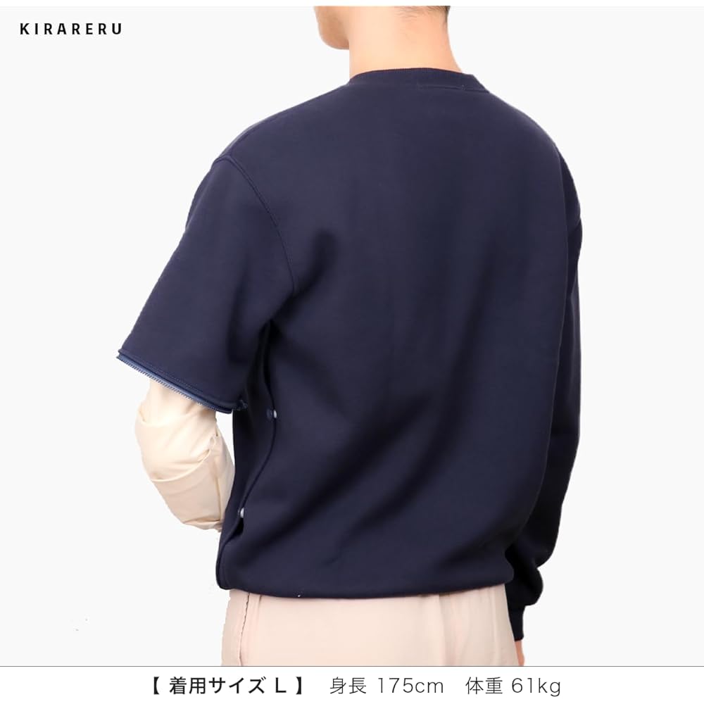 [KIRARERU] Warm sweatshirt [for fractures on the left side] (unisex) Clothes specifically for fractures Clothes for when you break your arm Clothes for when you fracture your shoulder Clothes for when you fracture your collarbone