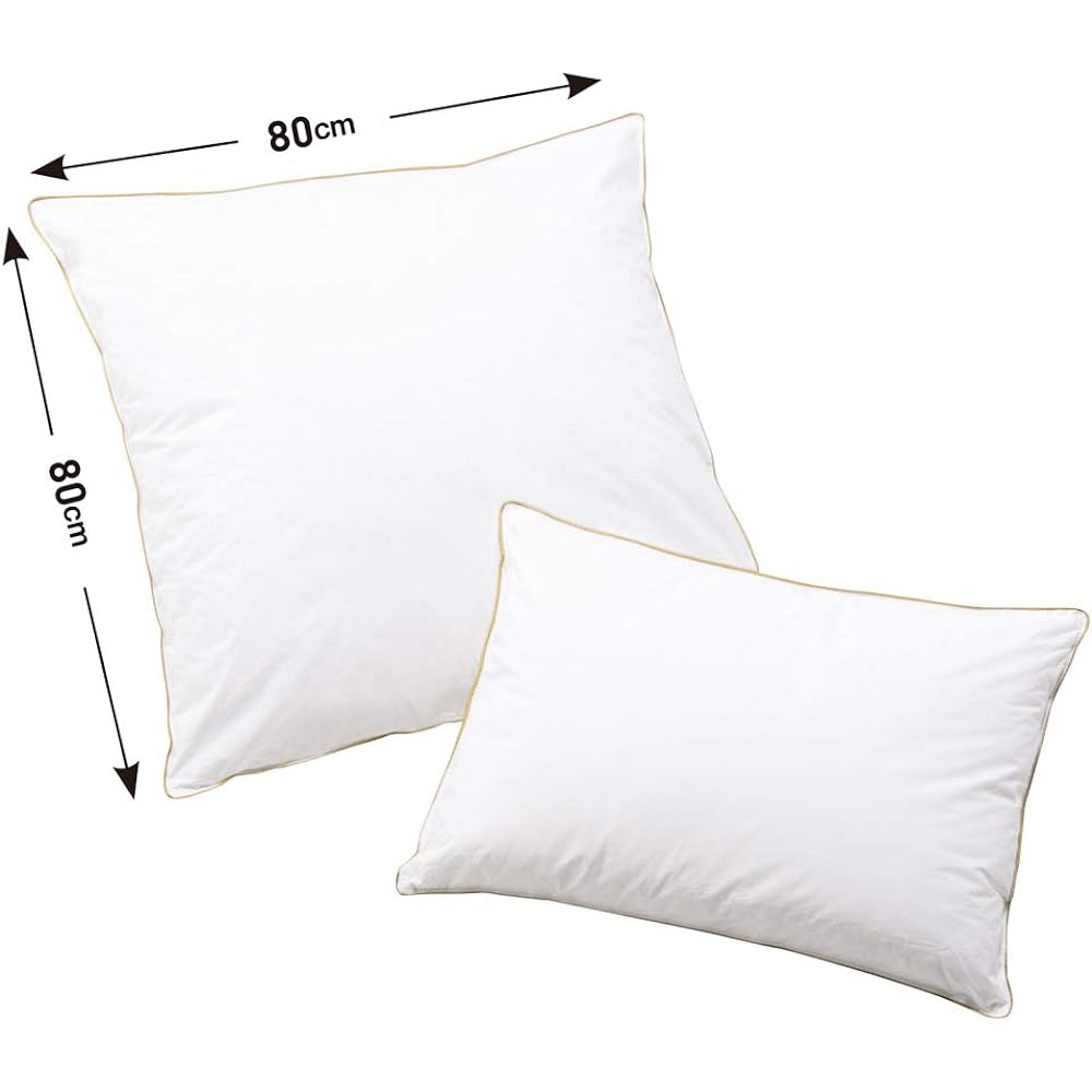 Shinohara Chemical Fossflakes Classic Half Body Pillow White 80cm x 80cm FOSS-8080-GP
