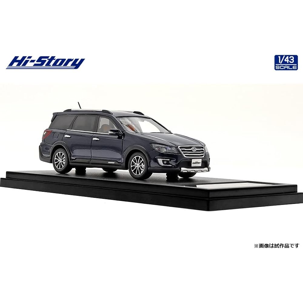 INTERALLIED Hi Story 1/43 Subaru EXIGA CROSSOVER 7 2.5i EyeSight (2015) Dark Blue Pearl Finished Product