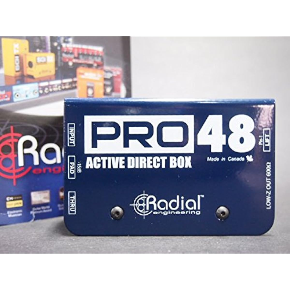 ◆RADIAL PRO48 Direct BOX Phantom power drive Radial DI for active musical instruments "Parallel import product"