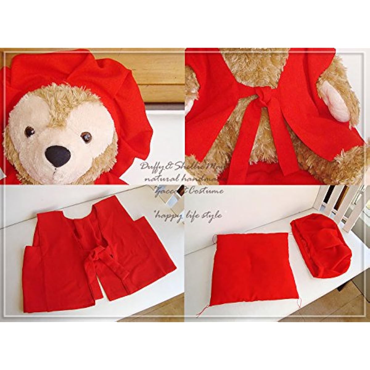 Duffy*Sherry May Costume, Size M Duffy 60th Birthday Celebration! Red Chanchanko & Hat* kanreki-m