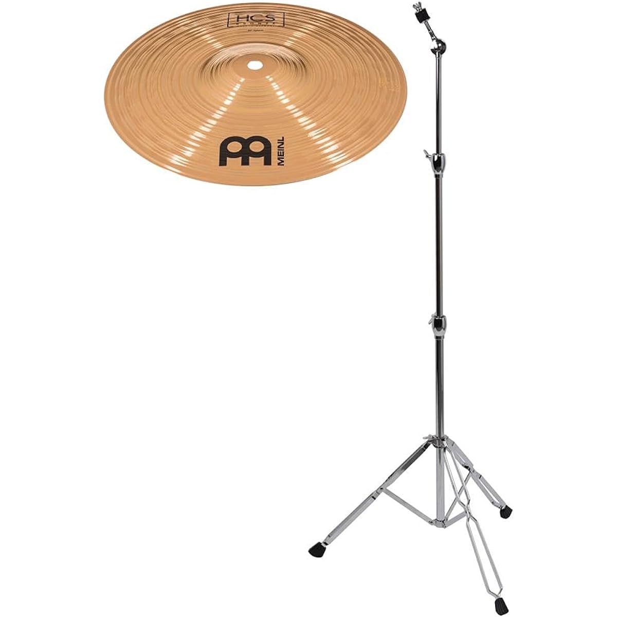 [For Cajon] MEINL HCSB10S + CS-01 Splash Cymbal + Cymbal Stand Set