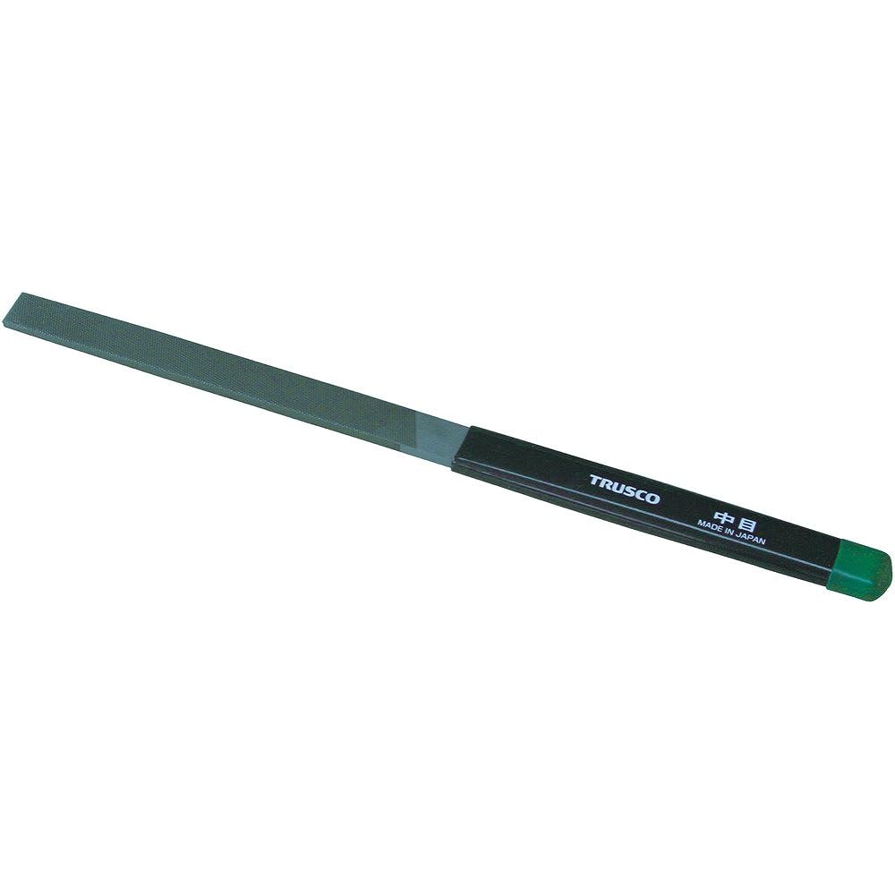 TRUSCO Set File Flat Oil Grain Total Length 185 Set of 10 THI010-04